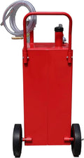 30-Gallon Portable Fuel Transfer Tank ¨C Gas &amp; Diesel Caddy with Manual Pump for Cars, Lawn Equipment &amp; Off-Road Use