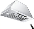 30-Inch Convertible Range Hood: 900 CFM Stainless Steel Vent with Gesture &amp; Touch Control (Ducted or Ductless)