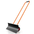 30-Inch Wheeled Snow Shovel ¨C Ergonomic Push-and-Scrape Design