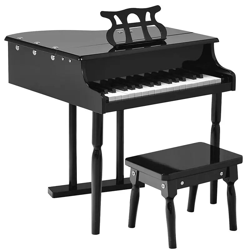 30-Key Wooden Toy Piano ¨C Classic Children¡¯s Grand Piano for Early Music Learning