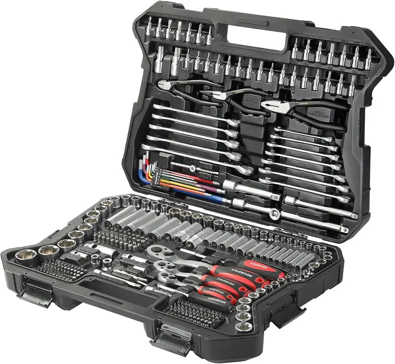 314-Piece Professional Mechanics Tool Set ¨C Comprehensive Metric Socket &amp; Wrench Kit for Automotive &amp; Industrial Use