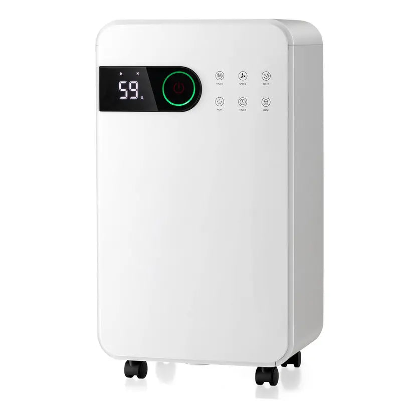 32-Pint Home Dehumidifier with Child Lock, Sleep Mode &amp; Color-Coded LED Indicator