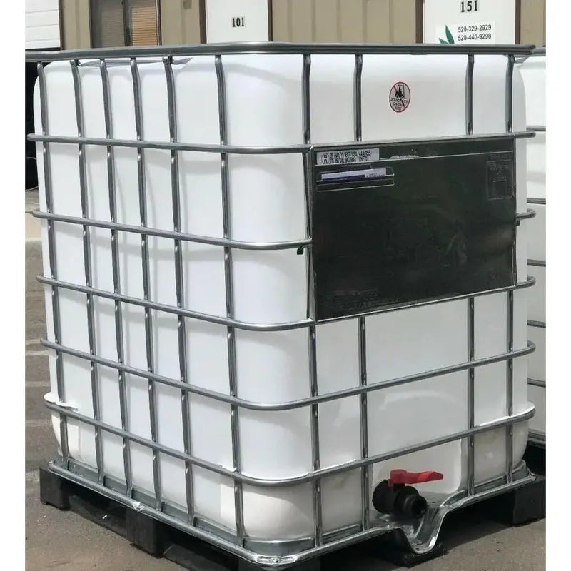330-Gallon Food-Grade IBC Tank for Rainwater Harvesting and Potable Water Storage