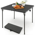 34-Inch Square Folding Card Table ¨C Lightweight Plastic Portable Table