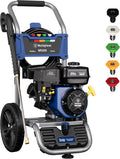 3400 PSI Gas-Powered Pressure Washer ¨C 2.6 GPM, Onboard Detergent Tank, 5-Point Nozzle System, CARB-Certified Cleaning for Vehicles, Decks, Driveways &amp; More