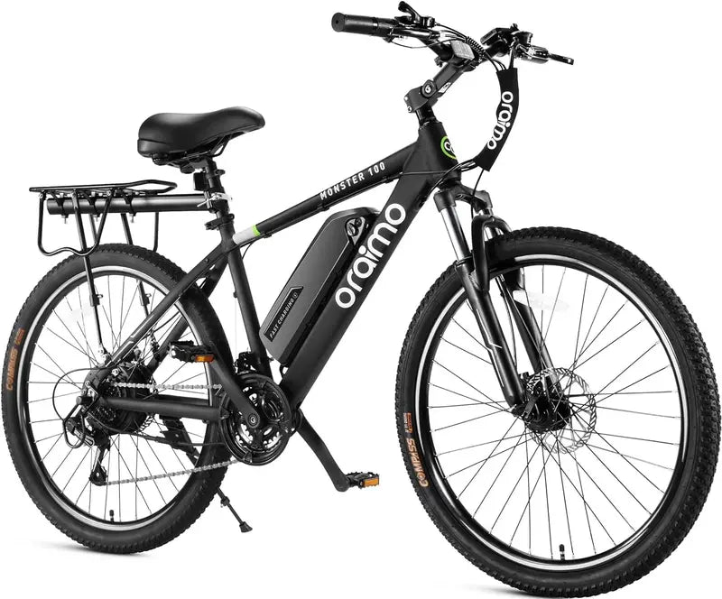 350W BAFANG-Powered Electric Mountain Bike ¨C 26″ 21-Speed E-Bike with 468Wh Battery &amp; UL2849 Certification
