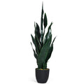 36-Inch Artificial Snake Plant ¨C Realistic Fake Sansevieria for Low-Maintenance D¨¦cor
