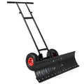 36-Inch Heavy-Duty Adjustable Snow Shovel with 7-Position Angled Steel Blade for Driveways