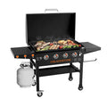 36-Inch Hooded Griddle Cooking Station ¨C Heavy-Duty Flat Top Grill Model 1899 for Outdoor or Commercial Kitchens
