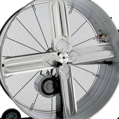 36″ x 22″ Portable Tilt Drum Blower Fan ¨C Belt-Driven Industrial Fan for High-Volume Air Movement in Workshops, Barns, and Event Spaces