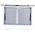 36″ x 36″ Aluminum Concession Window ¨C Hydraulic Lift Food Truck Service Unit