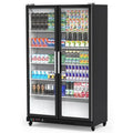 39 Cu. Ft. Upright Glass-Door Beverage Cooler ¨C Commercial-Grade LED Display Refrigerator