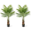 4.2-Foot Artificial Palm Tree ¨C Realistic PEVA Foliage, Sold in Twin Pack