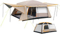 4¨C6-Person Family Camping Tent ¨C Waterproof 210D Oxford Fabric, Dual-Room Cabin Design with Sun Protection
