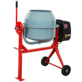 4-Cubic-Foot Electric Cement Mixer ¨C 500W Mortar &amp; Concrete Mixing Machine