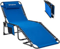 4-Fold Beach Chaise Lounge Chair ¨C Lightweight &amp; Portable