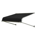 4-Foot Aluminum Door Canopy Awning ¨C 12″ H x 42″ D, Sleek Black Finish