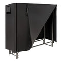 4-Foot Heavy-Duty Outdoor Firewood Rack with Weather-Resistant Cover