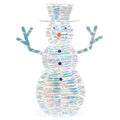 4-Foot Light-Up Snowman ¨C Festive Holiday Decoration with 100 Energy-Efficient LED Lights