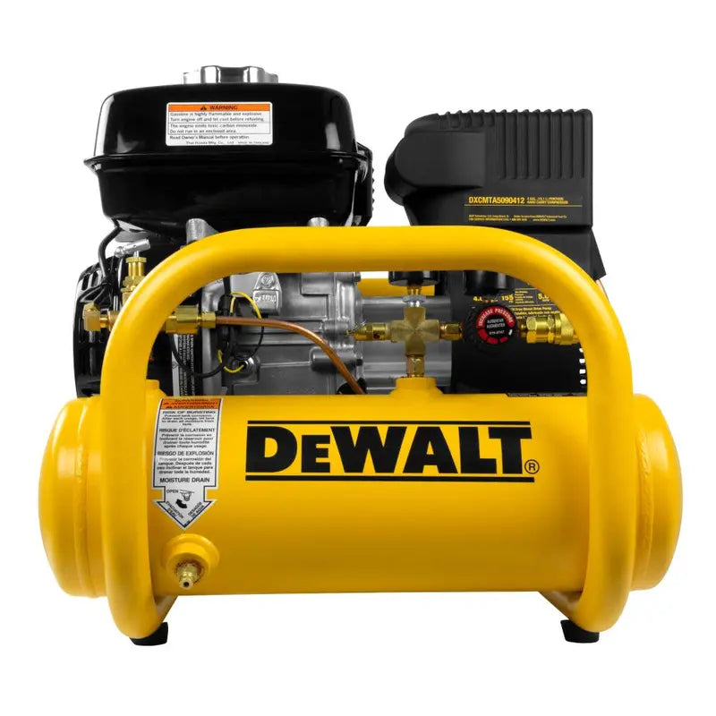 4 Gallon Portable Honda Gas Powered Oil Free Direct Drive Air Compressor