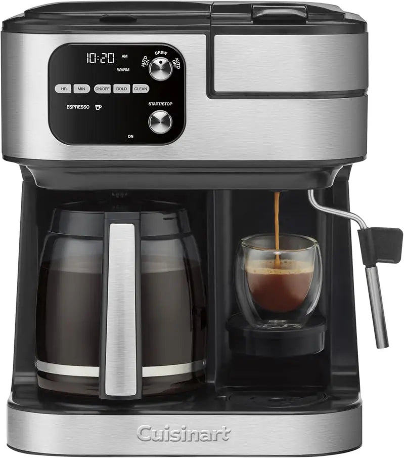 4-in-1 Barista-Style Coffee Maker and Espresso Machine