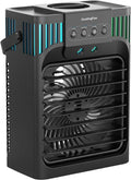 4-in-1 Evaporative Air Cooler ¨C LED Light Fan with 3 Cooling Modes &amp; Adjustable Speeds