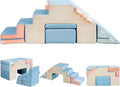 4-in-1 Foam Climbing Blocks for Toddlers ¨C Soft Indoor Playset