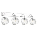 4-Light Mirrored Wall or Vanity Fixture ¨C LED P-MSS/CLR Design
