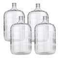 4-Pack 5-Gallon Glass Carboys ¨C Brewery-Grade Fermentation Vessels for Home Beer and Wine Making