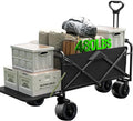 4-Wheel Heavy-Duty Folding Cart ¨C 37-Inch Long, 480 lb Capacity Shopping &amp; Outdoor Utility Cart