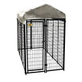 4′ x 8′ x 6′ Welded Wire Dog Kennel Enclosure Kit ¨C Heavy-Duty Outdoor Fence System