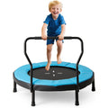 40-Inch Trampoline with Safety Pad &amp; Foam Handlebar ¨C Compact Bouncing Solution