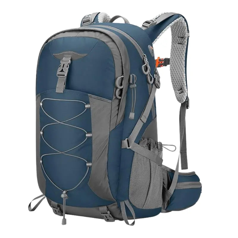 40L Weather-Resistant Hiking Backpack with Rain Cover &amp; Multi-Compartment Design