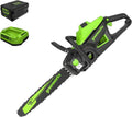 40V 16-Inch Brushless Cordless Chainsaw ¨C Includes 4.0Ah Battery &amp; Charger for Quiet, High-Torque Cutting
