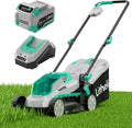 40V (2¡Á20V) 16-Inch Cordless Lawn Mower ¨C Brushless Motor, 6-Height Adjustment, Includes Batteries
