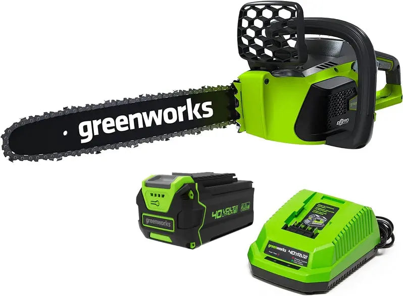 40V Brushless Cordless Chainsaw ¨C 16″ Bar, High-Torque Cutting for Yard &amp; Farm Use