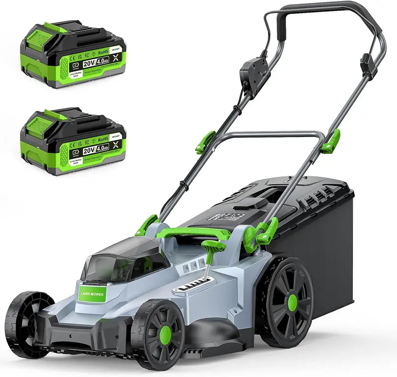 40V Cordless Lawn Mower ¨C 4.0Ah Battery-Powered Walk-Behind Electric Mower