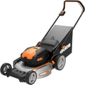 40V Power Share 20-Inch Push Lawn Mower ¨C Dual 4.0Ah High-Capacity Batteries, Black &amp; Orange