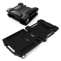 43-Inch Padded Mechanic Creeper with Contoured Headrest and Dual Tool Trays