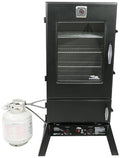 44-Inch Propane-Fueled Smoker ¨C Heavy-Duty Offset Design for Authentic BBQ Flavor