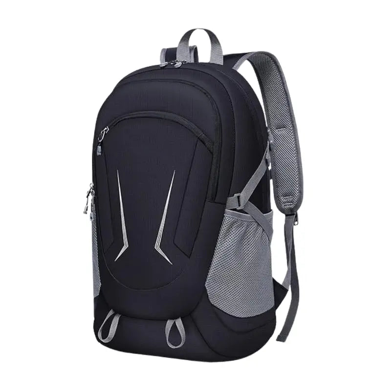 45-Liter Water-Resistant Hiking Backpack with Organized Compartments and Foldable Design