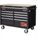 46-Inch Mobile Gloss Black Deep-Drawer Tool Chest with 9 Drawers