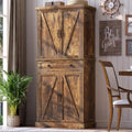 47-Inch Kitchen Pantry Cabinet ¨C Floor-Standing Unit with Doors and Height-Adjustable Shelving