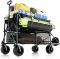 48-Inch Extra-Large Folding Utility Cart ¨C 560 lb Capacity, All-Terrain Wheels &amp; Brake System
