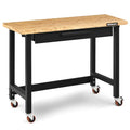 48-Inch Mobile Workbench ¨C Heavy-Duty Rolling Workstation with Locking Casters