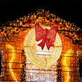 48-Inch Pre-Lit Christmas Wreath ¡ª All-Weather Indoor/Outdoor Decoration with 200 Warm White LEDs