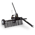 48-Inch Tow-Behind Landscape Rake for Efficient Yard Cleanup