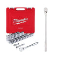 48-Piece 1/2-Inch Drive Socket &amp; Ratchet Set ¨C Features 18-Inch Extended Ratchet