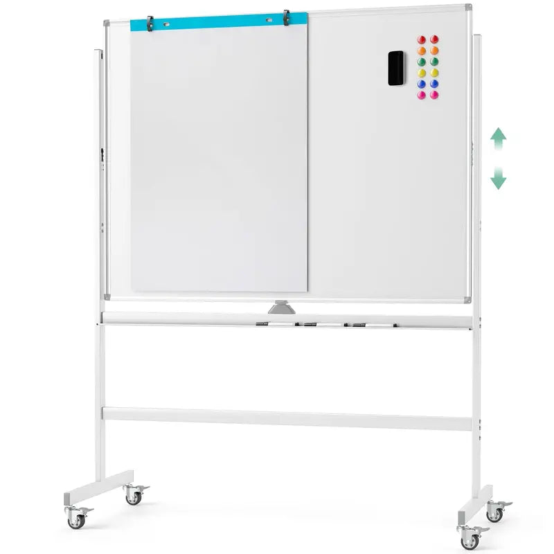 48″ x 36″ Double-Sided Magnetic Dry Erase Board ¨C Includes Flipchart Functionality