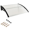 48″ x 40″ Weatherproof Door and Window Awning for Sun, Rain, and UV Protection
